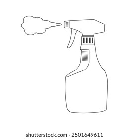 Spray Bottle Icon vector illustration symbol design
