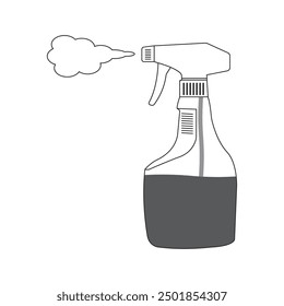 Spray Bottle Icon vector illustration symbol design