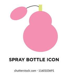 Spray bottle icon vector isolated on white background, Spray bottle transparent sign