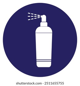 Spray Bottle Icon. Vector simple illustration design