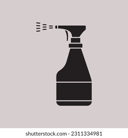 icono del frasco de spray,vectores del icono del frasco de limpieza aislados en el fondo
