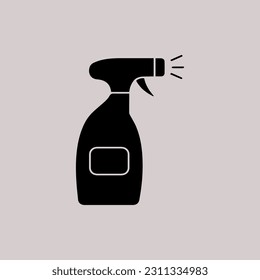 spray bottle icon,cleaning spray bottle icon vector isolated on background