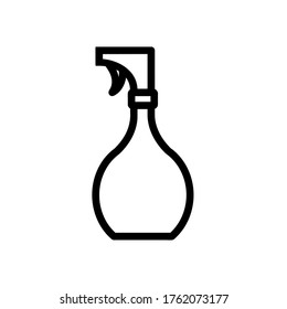 Spray bottle icon,vector illustration. Flat design style. vector spray bottle icon illustration isolated on White background, spray bottle icon Eps10. spray bottle icons graphic design vector symbols.