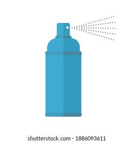 spray bottle isolate on white background.