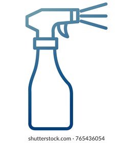 spray bottle isolated icon