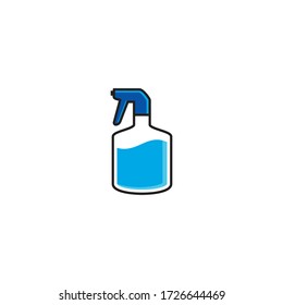 Spray-Flasche-Logo / Symbol-Design