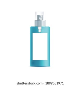 spray bottle mockup illustration, bottle mockup vector, bottle mockup