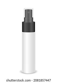 Spray bottle on a white background. Vector illustration.