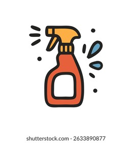 Spray bottle perfect for cleaning, disinfecting, gardening, hair care products, skincare, art projects, and DIY cleaning solutions.