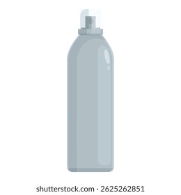 Spray bottle with plastic cap dispenser for cosmetics, body deodorant