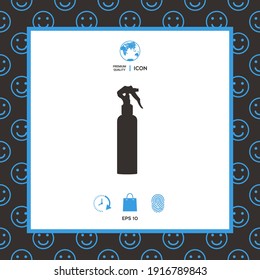 Spray Bottle silhouette, elements for your design