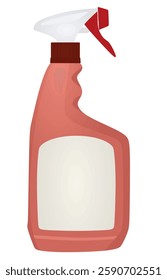 Spray bottle with sprayer. vector