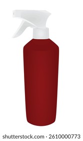 Spray bottle with sprayer. vector