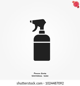 Spray bottle vector icon