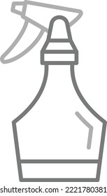 Spray Bottle Vektorsymbol. Kann für Druck-, Mobil- und Web-Anwendungen verwendet werden.