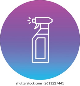 Spray Bottle vector icon. Can be used for printing, mobile and web applications.