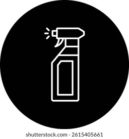 Spray Bottle vector icon. Can be used for printing, mobile and web applications.