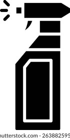 Spray Bottle vector icon. Can be used for printing, mobile and web applications.