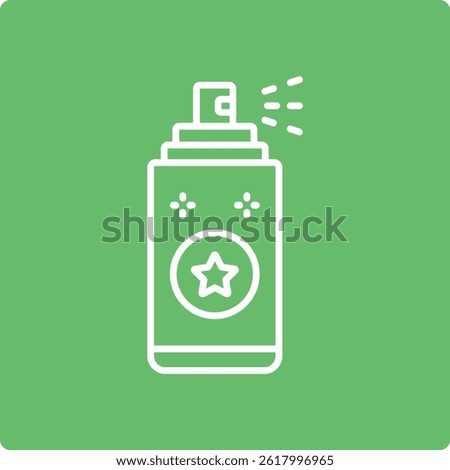 Spray Bottle vector icon. Can be used for printing, mobile and web applications.