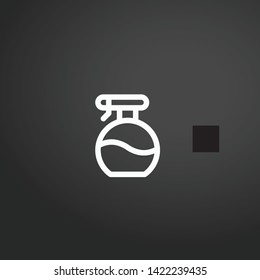 Spray Bottle vector icon. Spray Bottle concept stroke symbol design. Thin graphic elements vector illustration, outline pattern for your web site design, logo, UI. EPS 10.