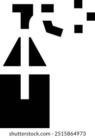 Garrafa de pulverização Ícone Vetor Design Illustration