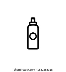 Spray bottle vector icon Illustration