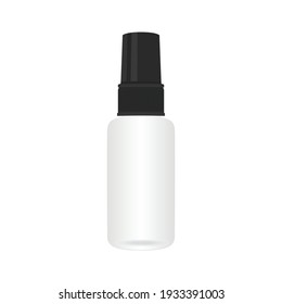 Spray Bottle Vector, Spray Bottle Silhouette, Disinfectant, White Bottle, Bottle Icon, Hair Spray, Disinfectant Spray,  Vector Illustration Background