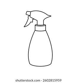 spray bottle water icon vector