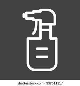 Spray, bottle, water icon vector image. Can also be used for objects. Suitable for web apps, mobile apps and print media.