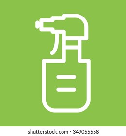 Spray, bottle, water icon vector image. Can also be used for objects. Suitable for web apps, mobile apps and print media.