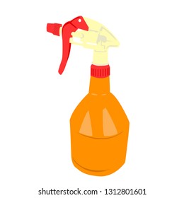 Spray bottle for watering a tree