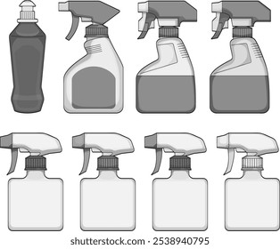 Spray Bottles and Cleaners Set | Colorful Cleaning Supplies