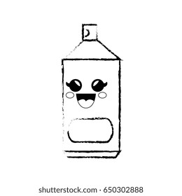 spray can cartoon smiley