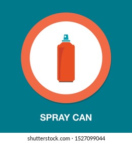 Spray Can Icon - Aerosol Bottle, Vector Bottle, Art Symbol