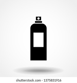 Spray can icon. Flat design style eps 10