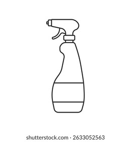 Spray can icon in flat style. Aerosol bottle vector illustration on isolated background. Gas container sign business concept.