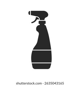 Spray can icon in flat style. Aerosol bottle vector illustration on isolated background. Gas container sign business concept.