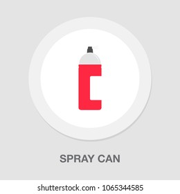 Spray Can Icon, Graffiti Aerosol Bottle, Vector Bottle, Art Symbol