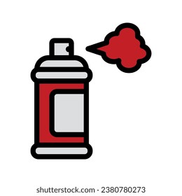 Spray Can Icon, para concepto móvil y diseño web. ilustración vectorial