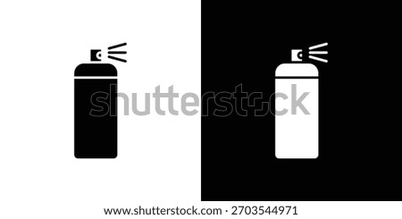Spray can icon. Vector illustration. Flat design.
