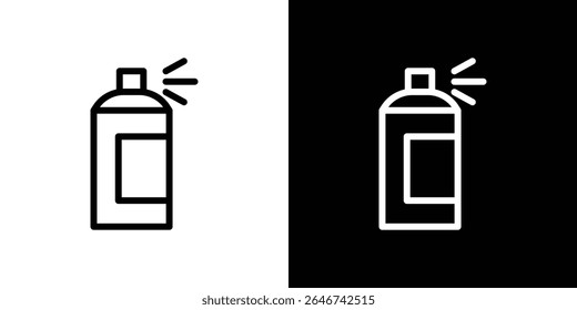 Spray pode ícone vetor simples elemento ilustração editável