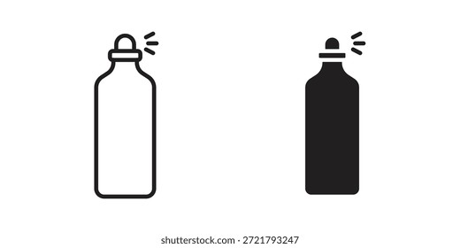 Icono de la lata de aerosol para su diseño de Sitio web, logotipo, App, interfaz de usuario. EPS10