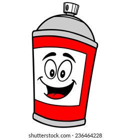 Spray Can Mascot