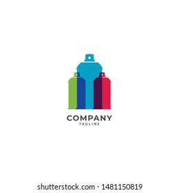 spray can or spray paint logo icon illustration template