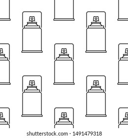 Spray can seamless pattern. Background. Abstract geometric shape texture. Design template for wallpapers, wrapping, textile. Vector Illustration