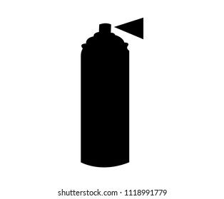 Spray can silhouette