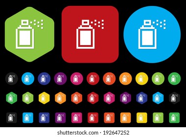 Spray can symbol