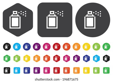 Spray can symbol