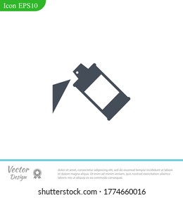 Spray can symbol. Vector illustration EPS 10.