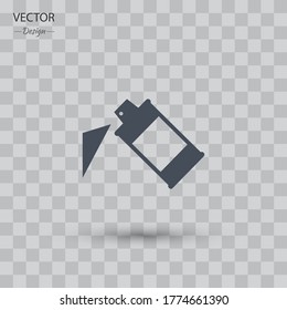 Spray can symbol. Vector illustration EPS 10.